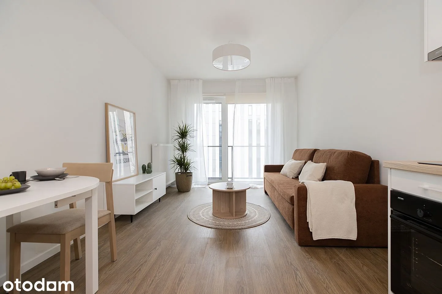 Studio with parking and balcony, Mokotów