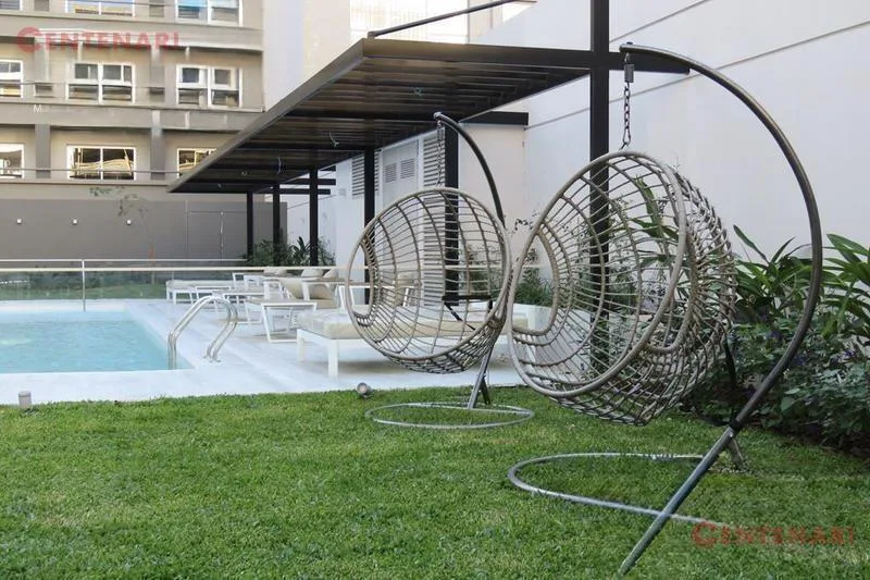 Monoambiente con balcón y amenities