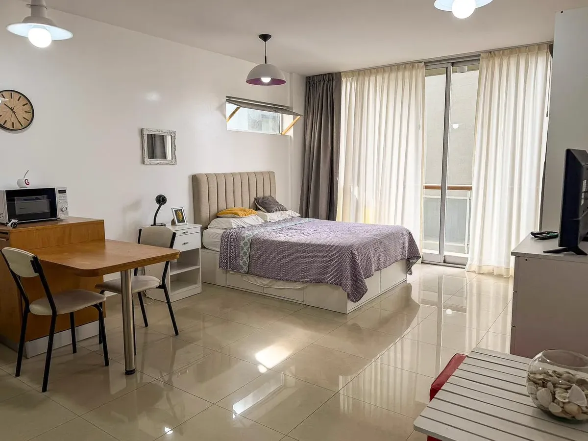 Furnished studio with balcony