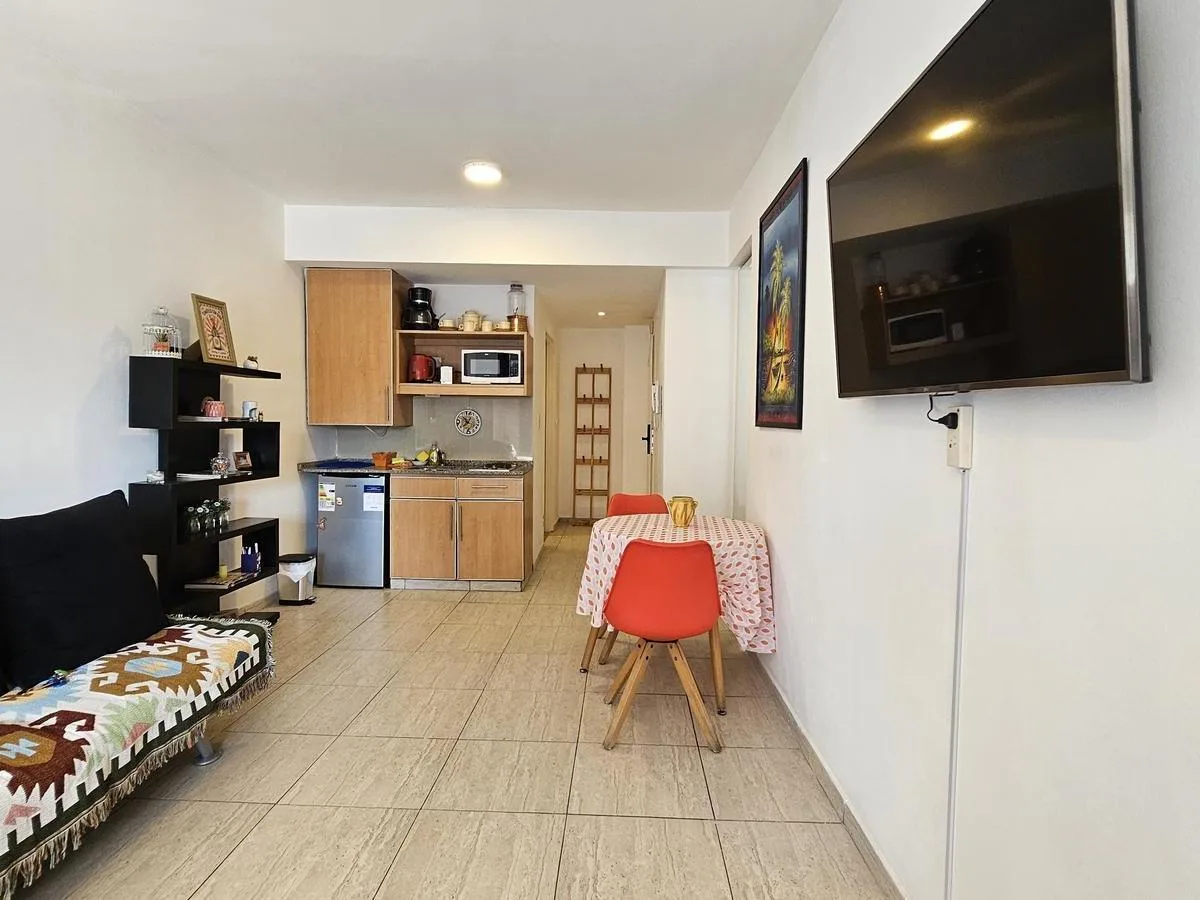 Furnished studio with balcony