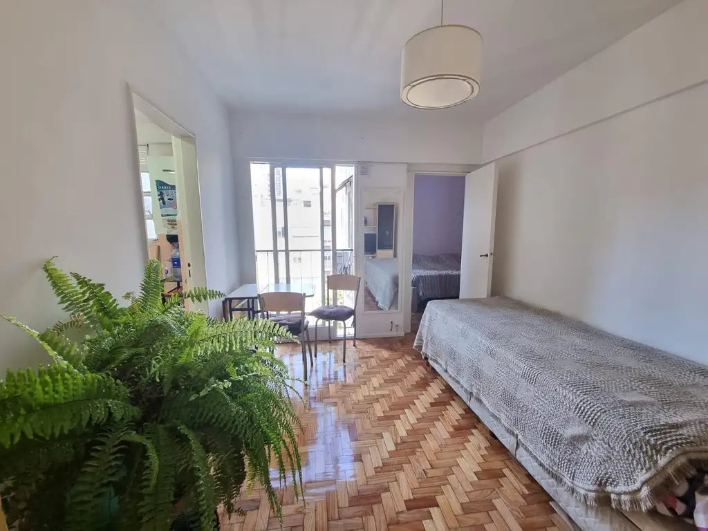 Departamento en Palermo con balcón francés