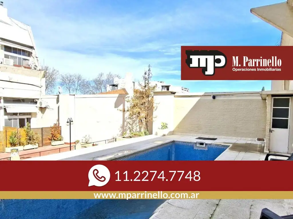 Departamento con entrepiso y SUM