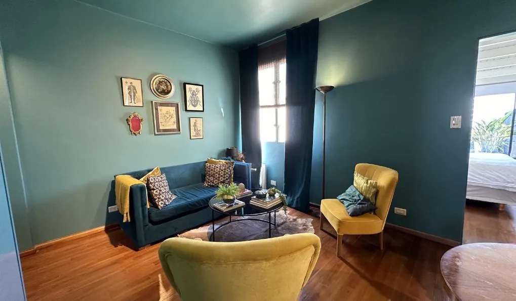 Alquiler. Exclusivo 2 Ambientes Con Terraza Amueblado. Calle