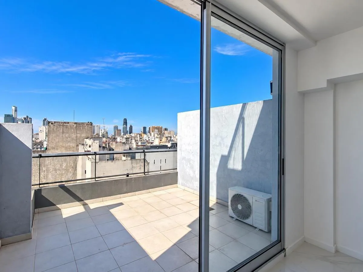 Studio with private terrace and view