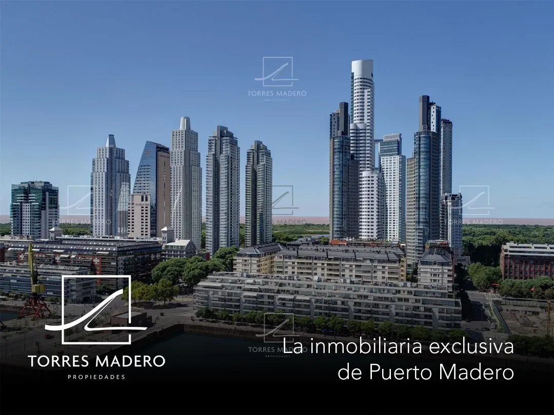 1 dormitorio con cochera en Puerto Madero