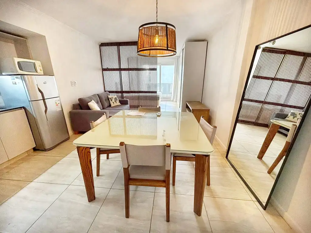 Studio with balcony and amenities