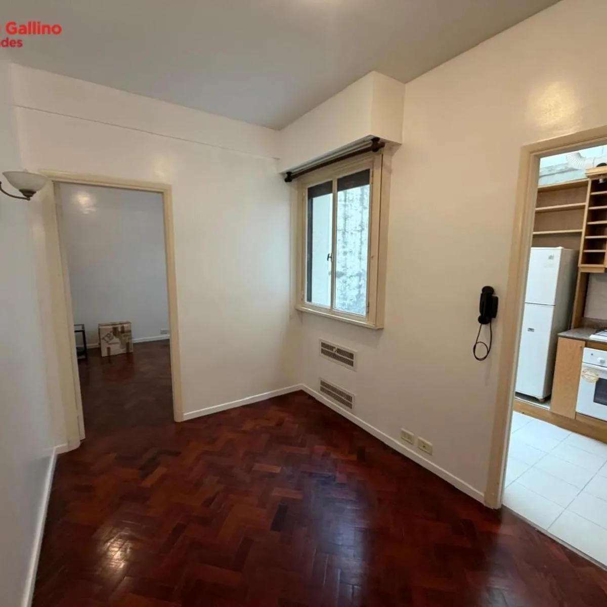 Recoleta 2 ambientes con parquet