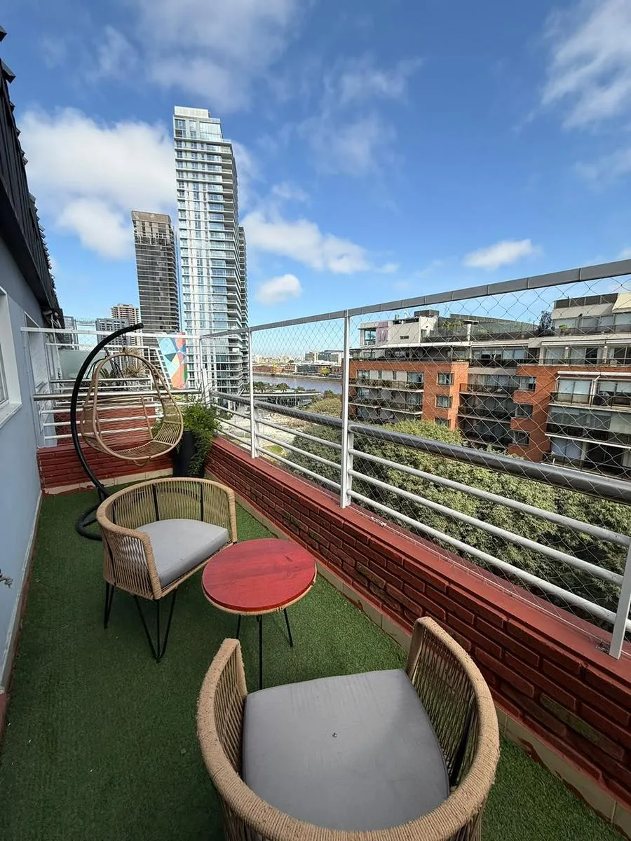 Loft con balcón y cochera