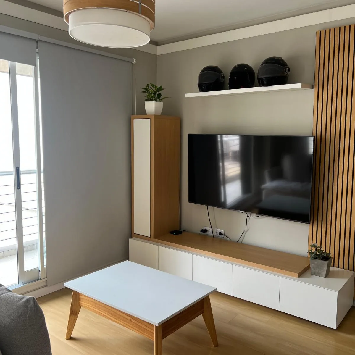 6th-floor rear-facing balcony