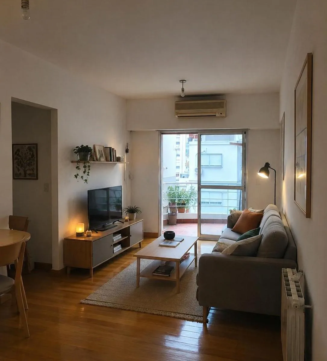 Departamento en Almagro con balcón
