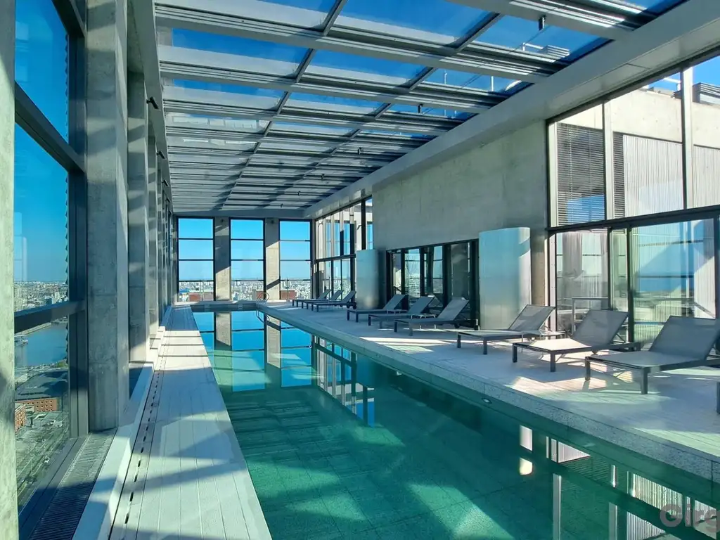 Furnished studio with balcony