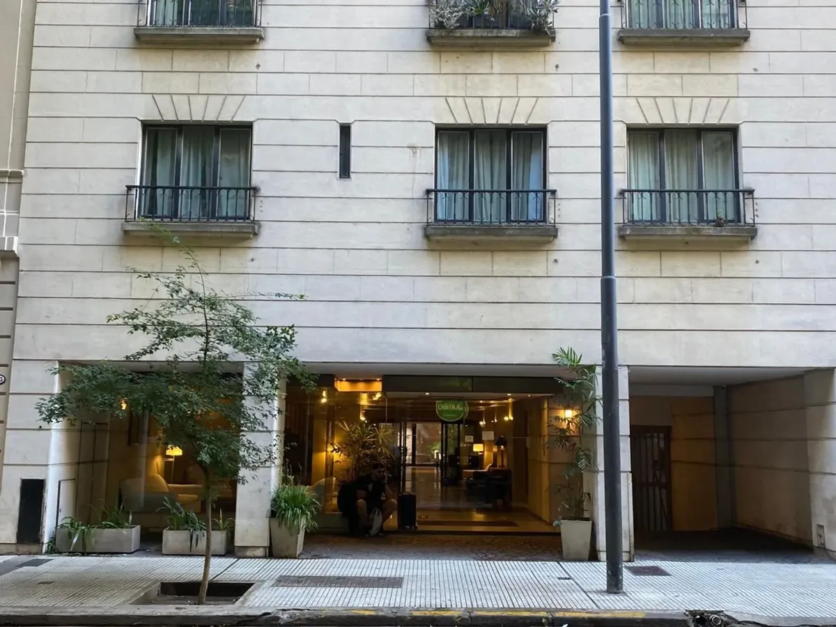 2 ambientes amoblado, contrafrente