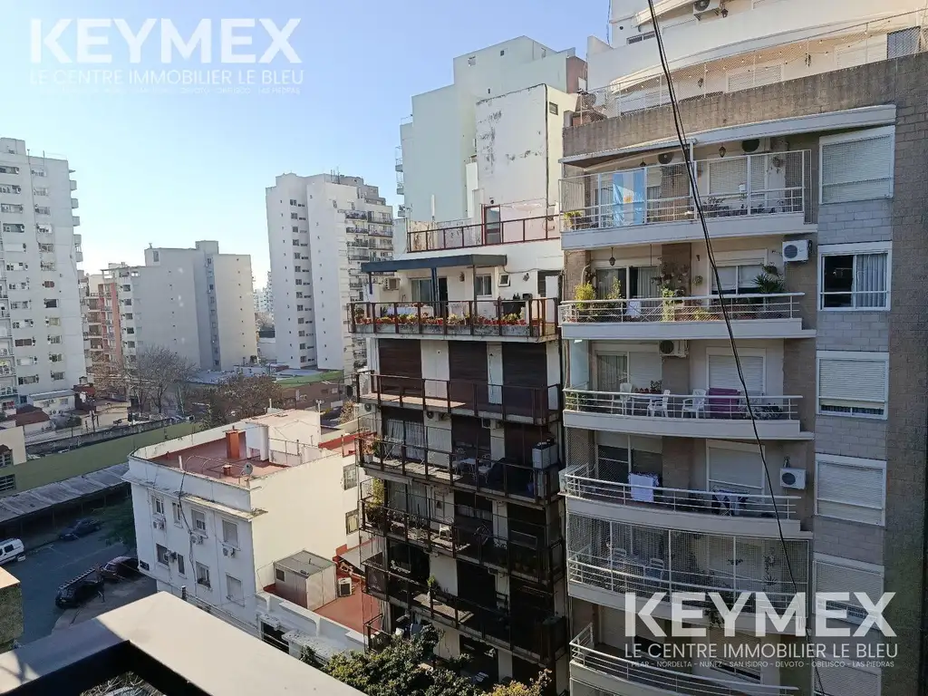 Monoambiente 34 m² con balcón