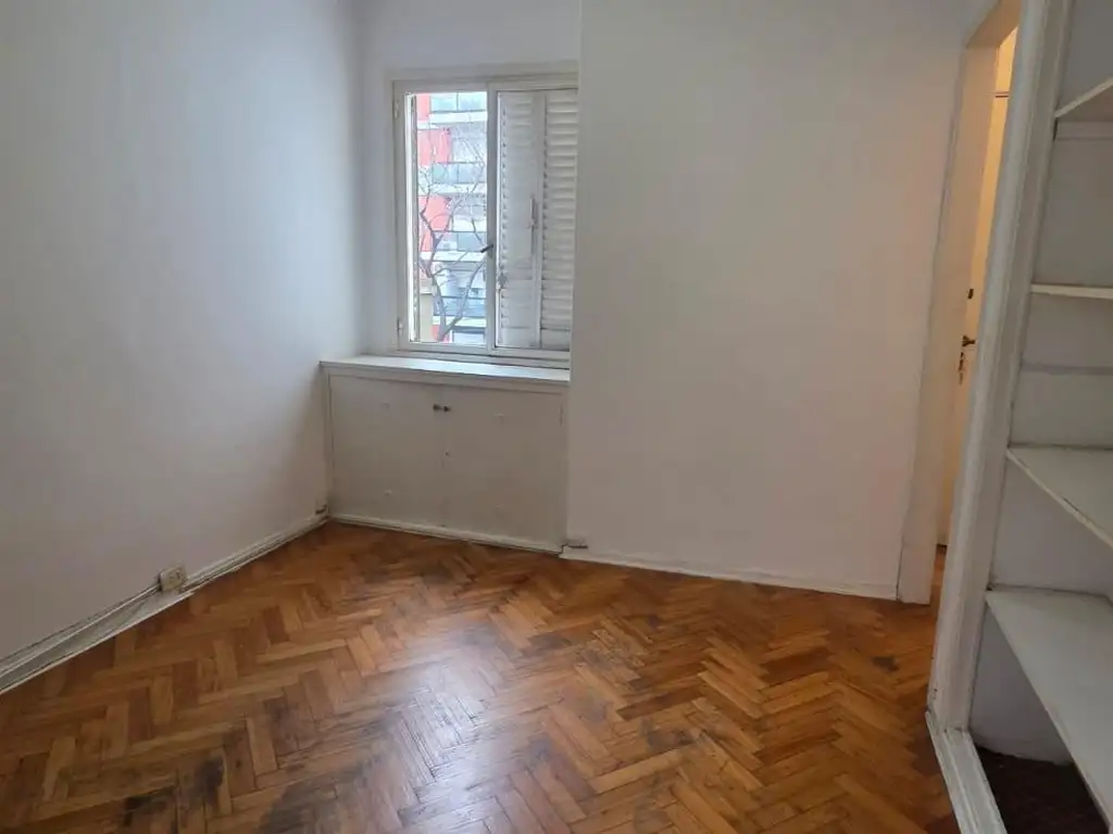 Rear-facing studio apartment