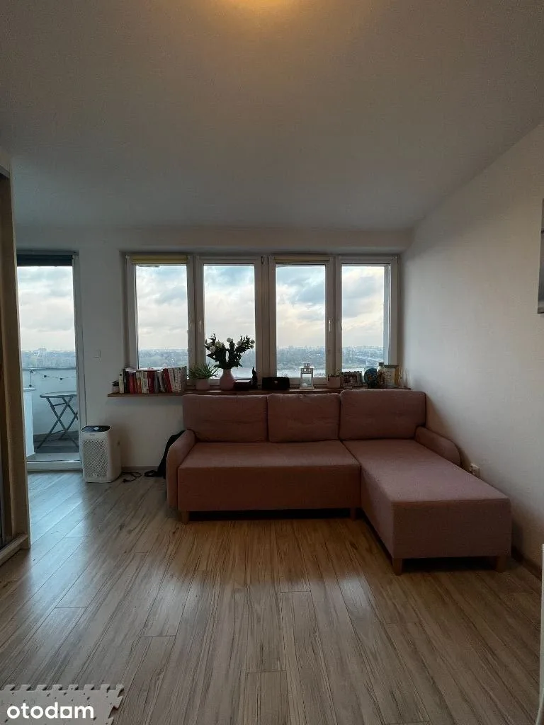 29 m² Powiśle balkon widok