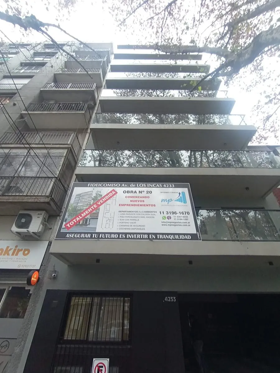 Alquiler Departamento 2 Ambientes Con Cochera En Villa Ortuzar A Estrenar