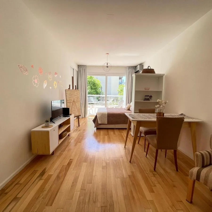 Furnished with pool and balcony