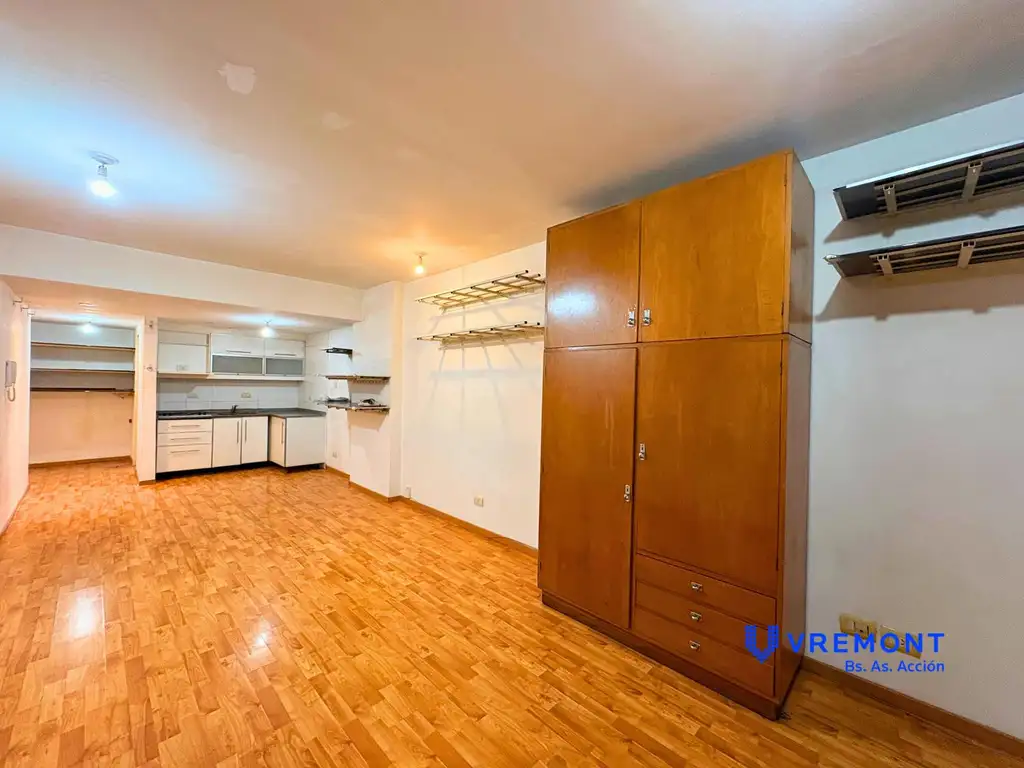 Departamento monoambiente con balcón