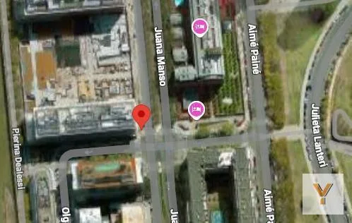 Departamento en Puerto Madero con balcón