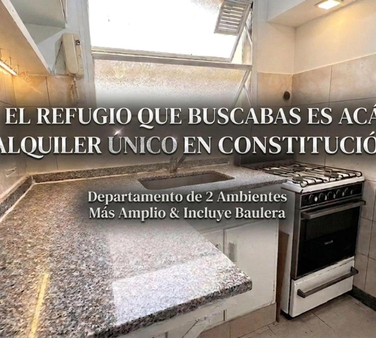 Alquiler Depto 2 Ambientes 38 m Constitución