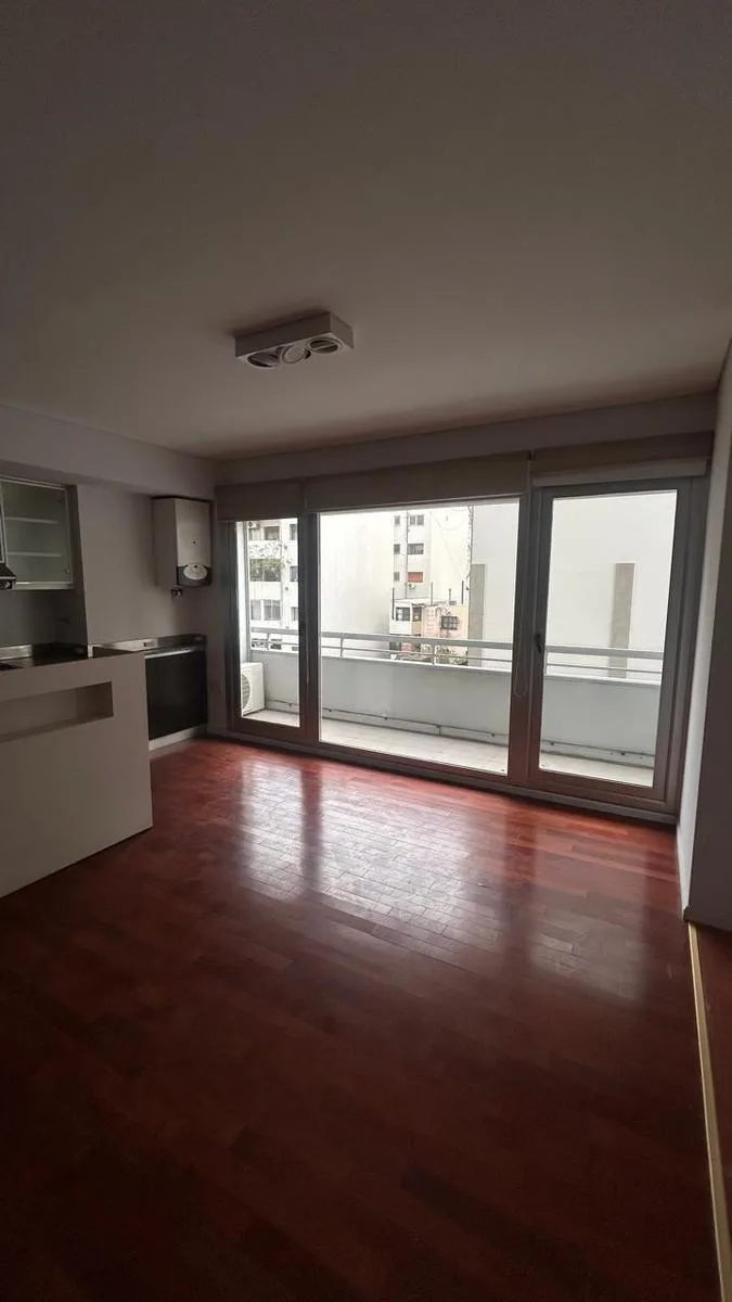 Studio with long balcony