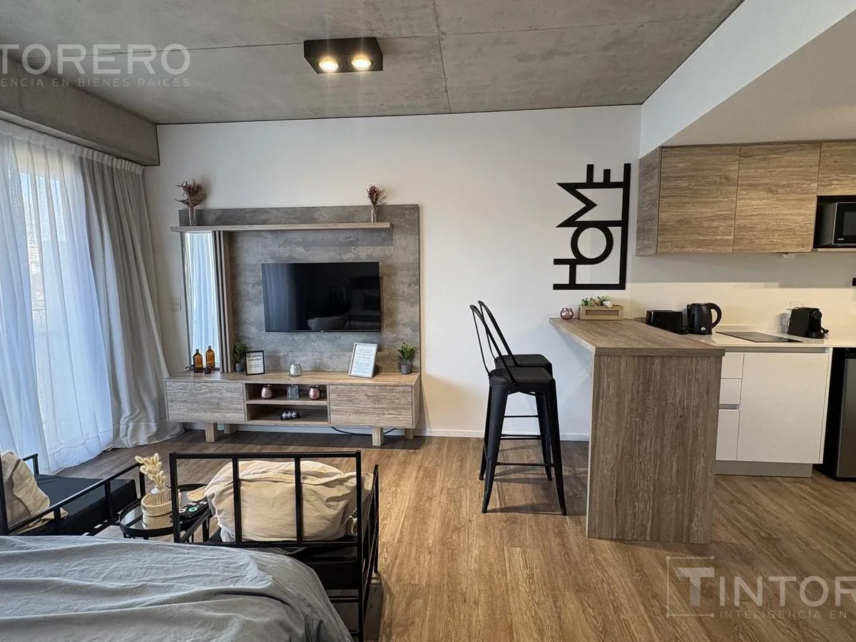 Furnished studio with balcony