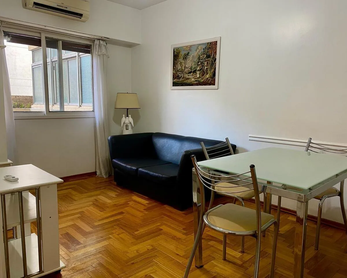 2 ambientes amoblado con balcón
