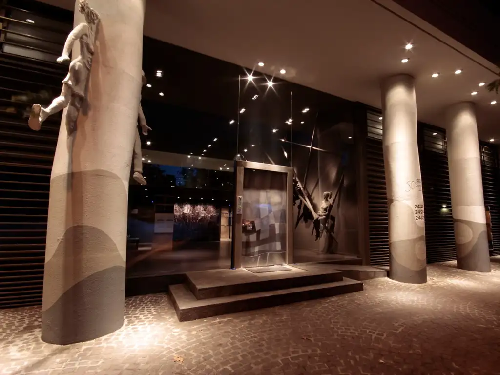 Monoambiente con balcón y amenities