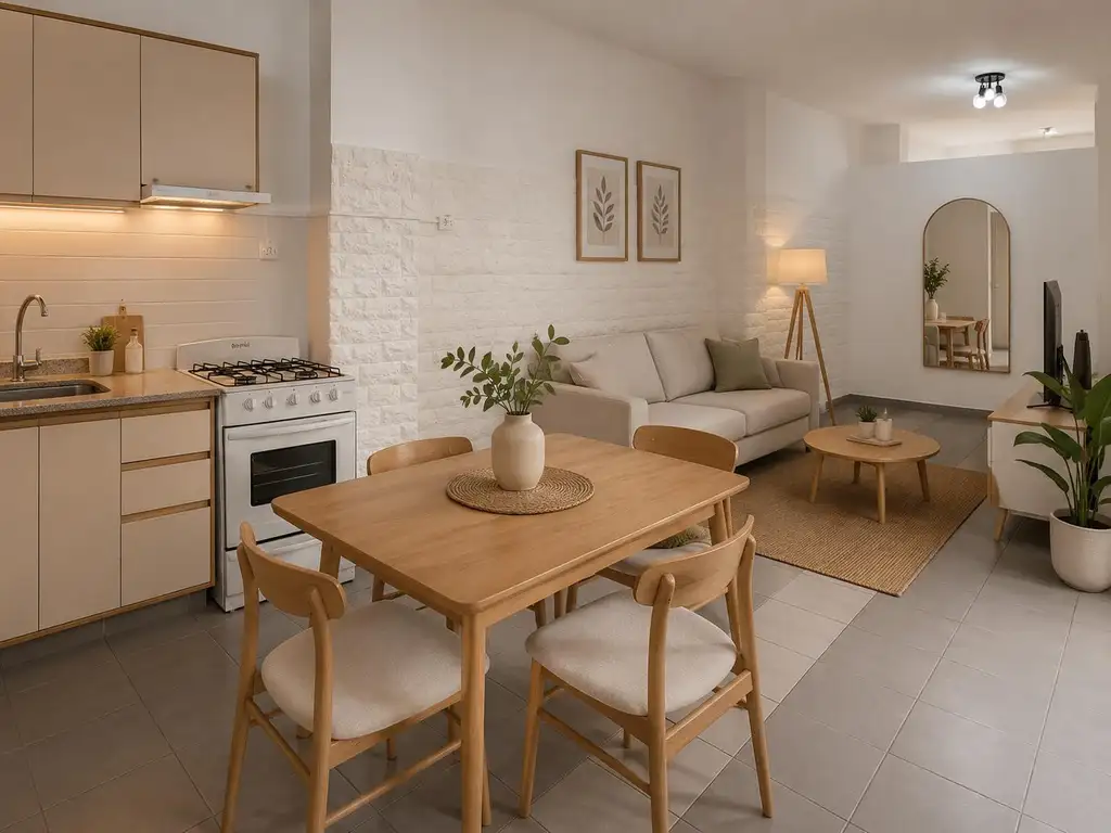 Departamento en Palermo Soho con balcón