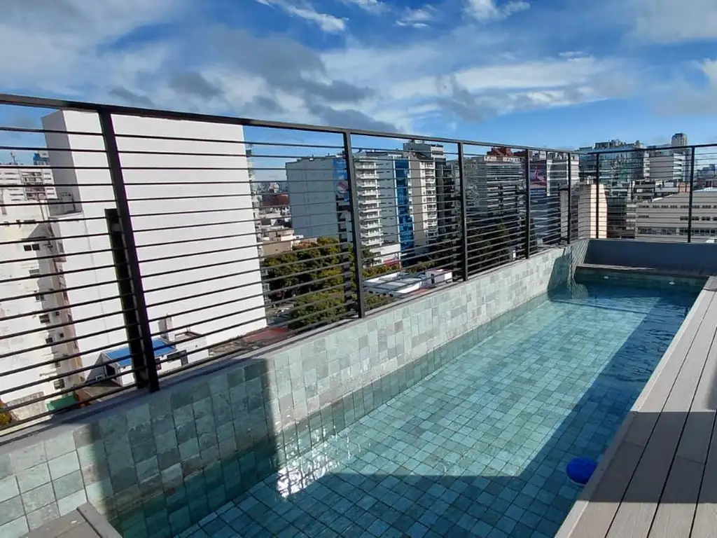 Monoambiente con patio en Belgrano