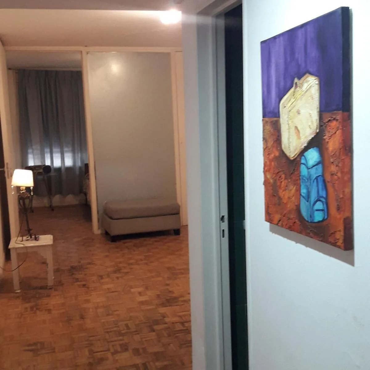 Depto 2 ambientes con patio