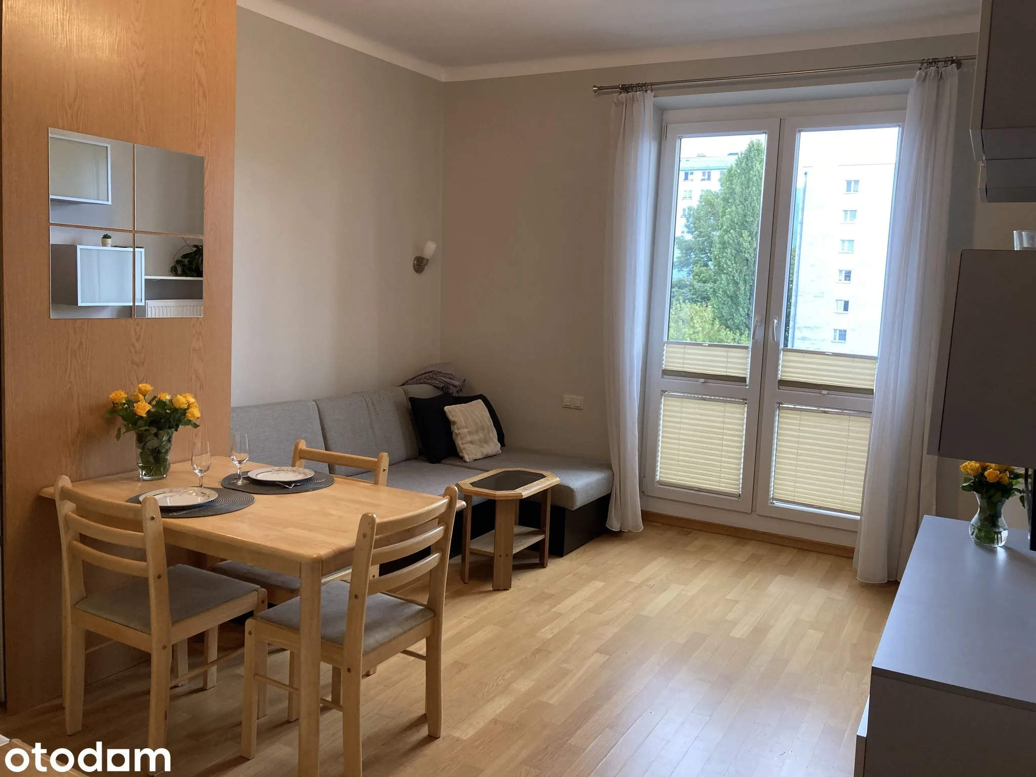 1 sypialnia z balkonem, Mokotów