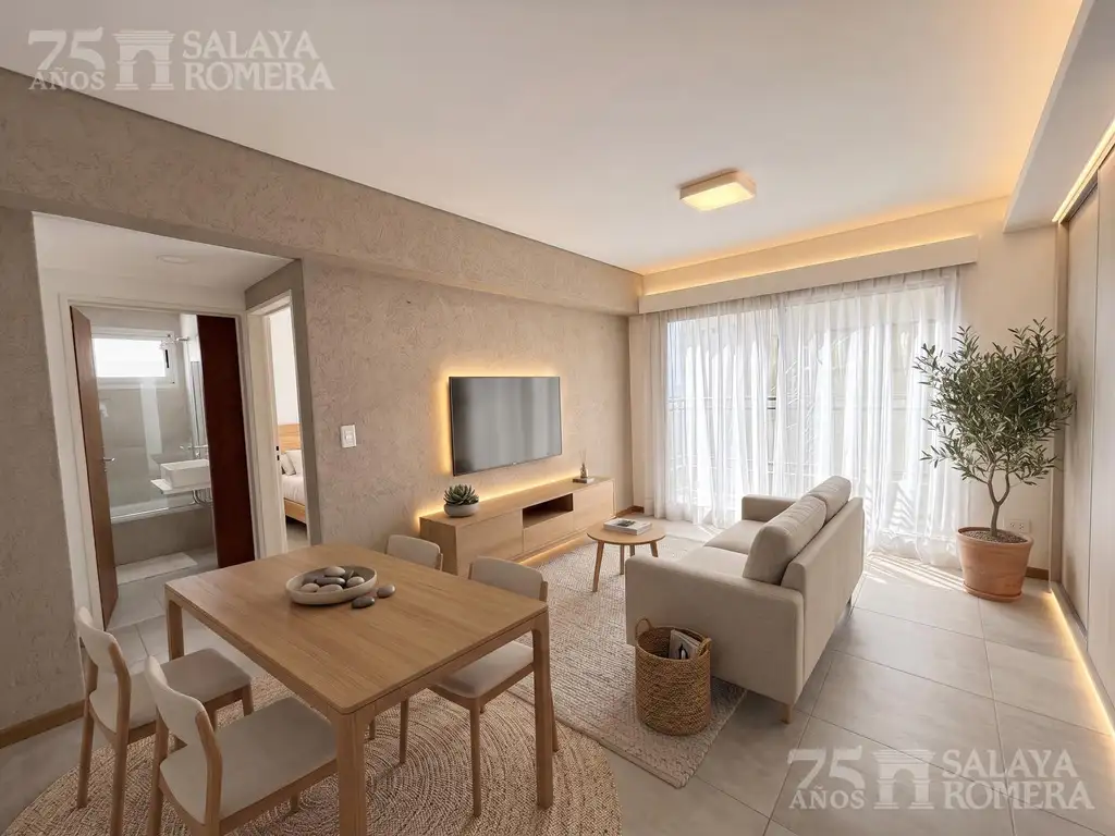 Departamento en Olivos con dos balcones