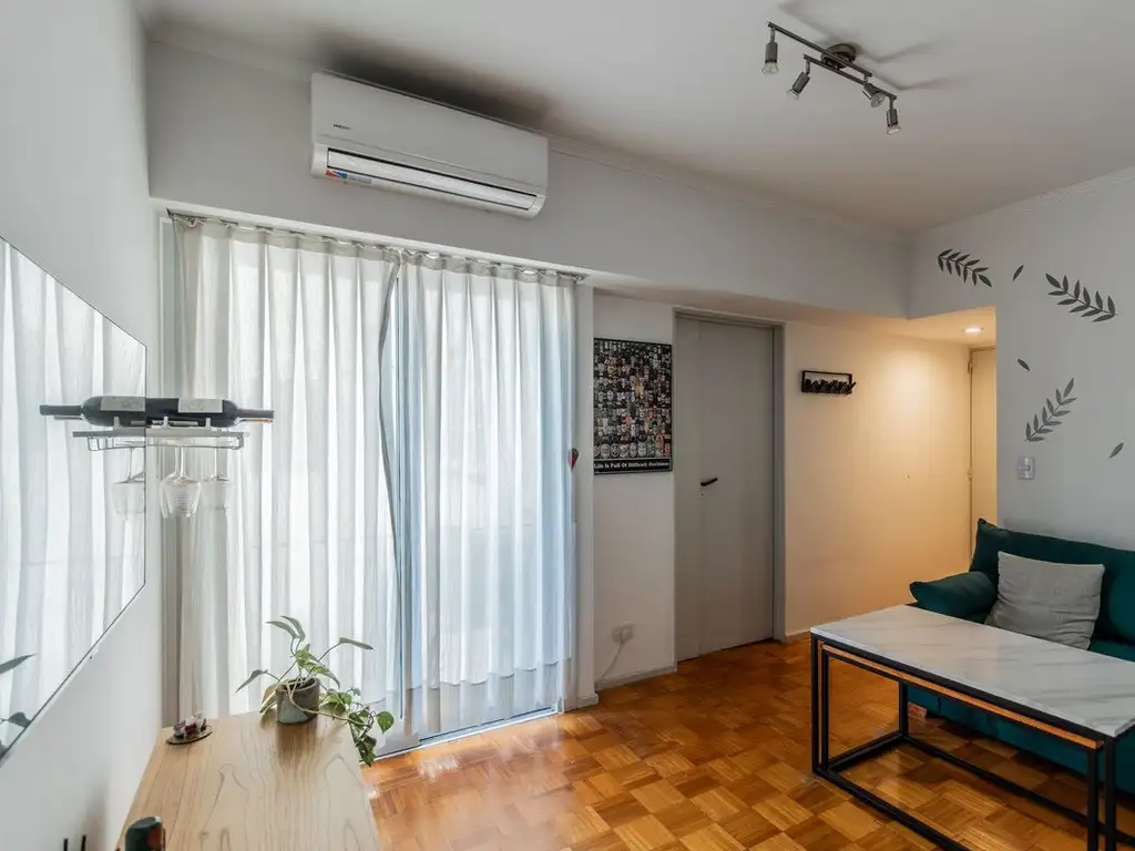 Departamento en Palermo con balcón francés