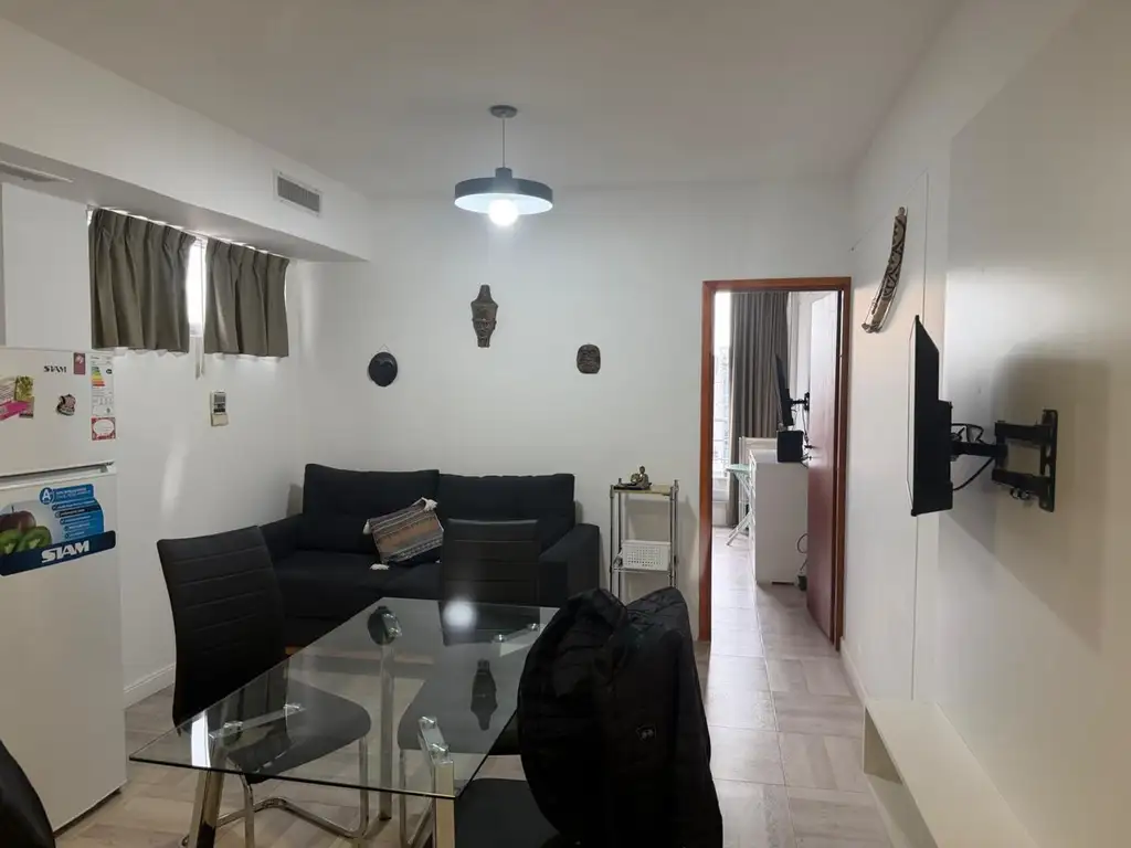 2 ambientes amoblado con balcón
