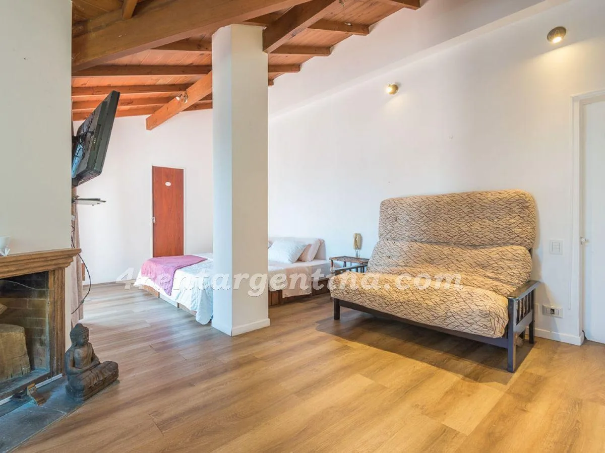 Furnished two-bedroom apartment for short-term stays in Belgrano
