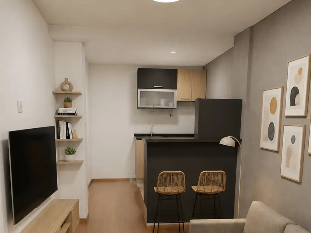 Departamento en Palermo con balcón