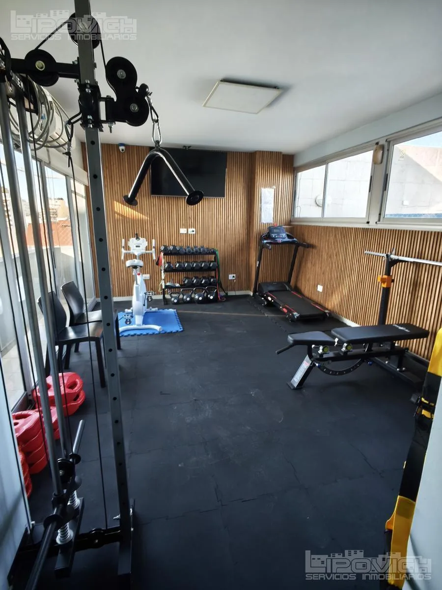 Studio with balcony and amenities