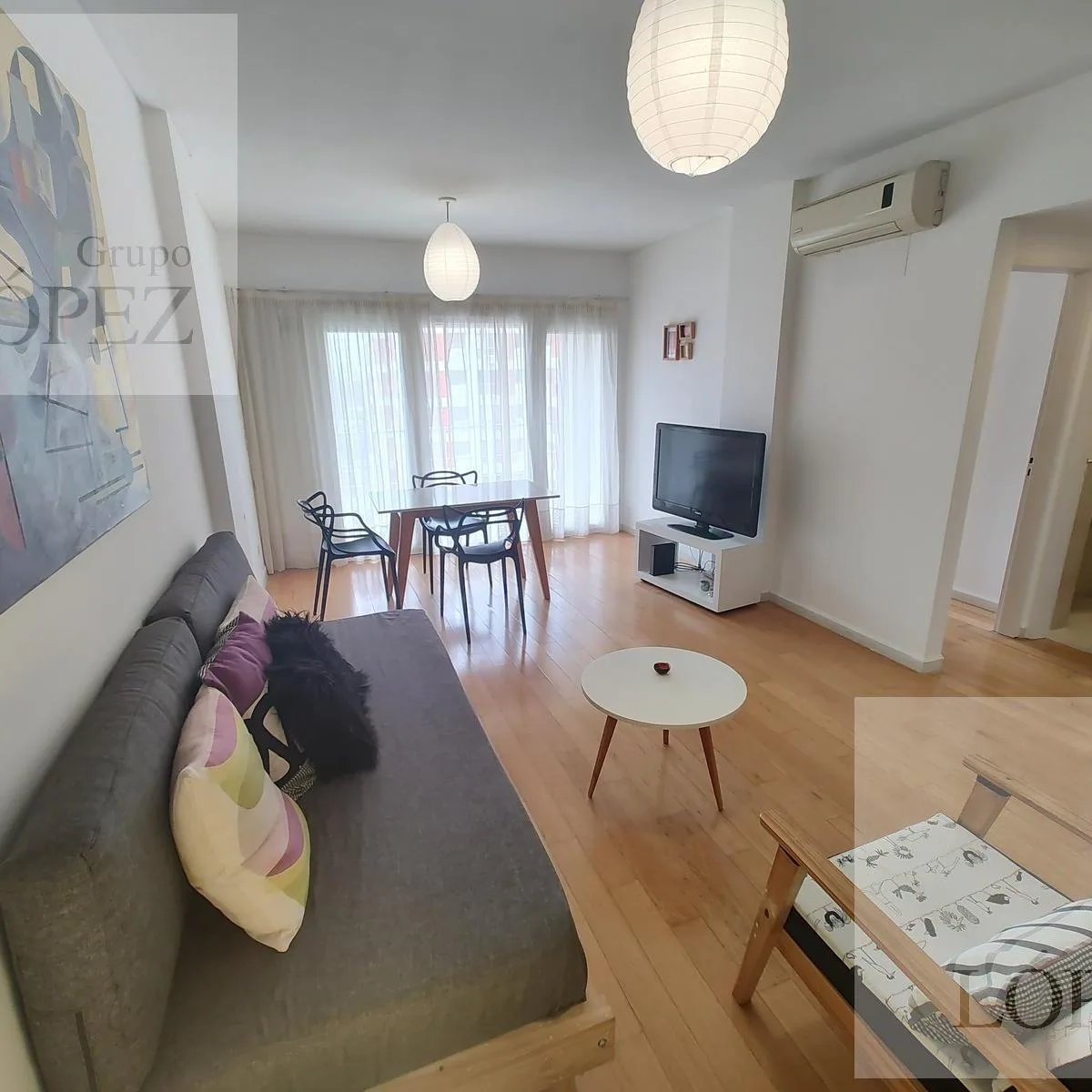 Furnished 2BR with balcony
