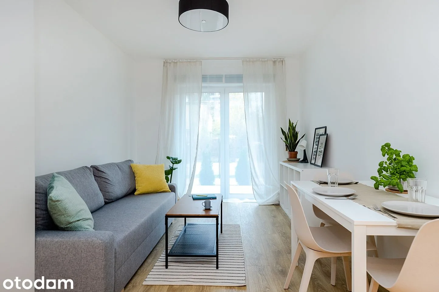 38 m² furnished 2-room, living_room