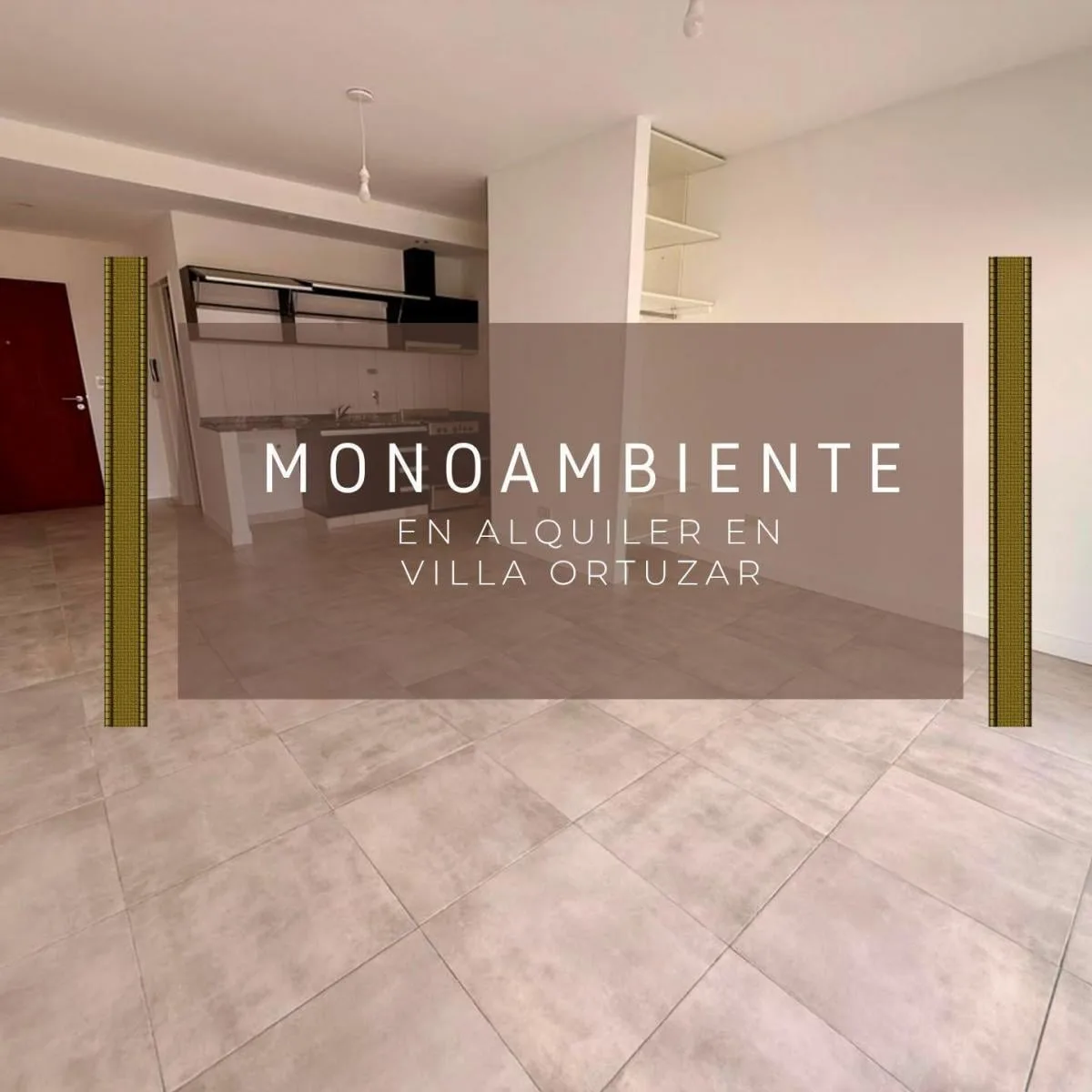 Monoambiente Alquiler Villa Ortuzar
