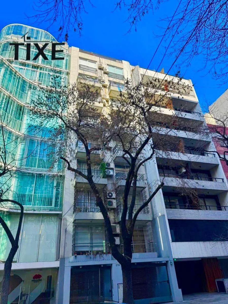 Studio with balcony and amenities