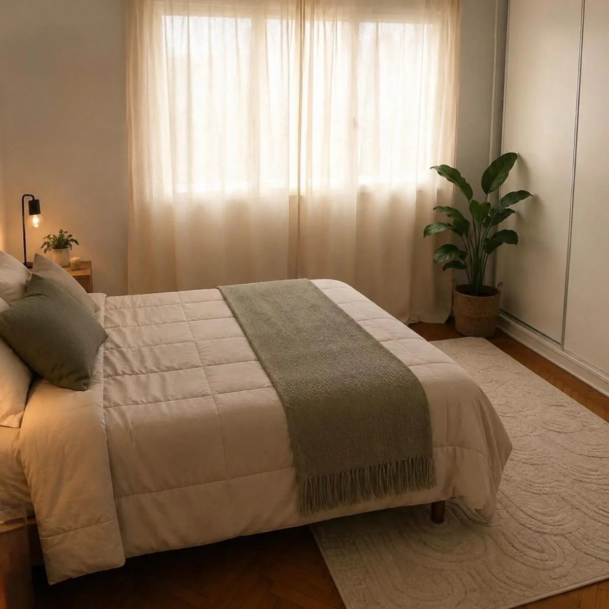 Monoambiente amueblado con alarma