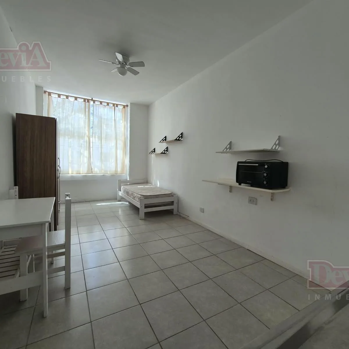 Studio apartment front-facing