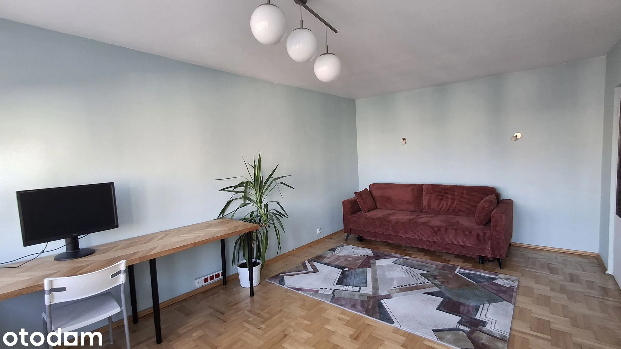 2BR with balcony near Park Szczęśliwicki