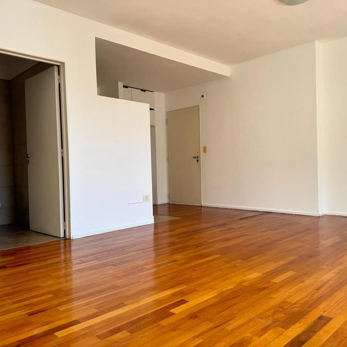Monoambiente con balcón y cochera