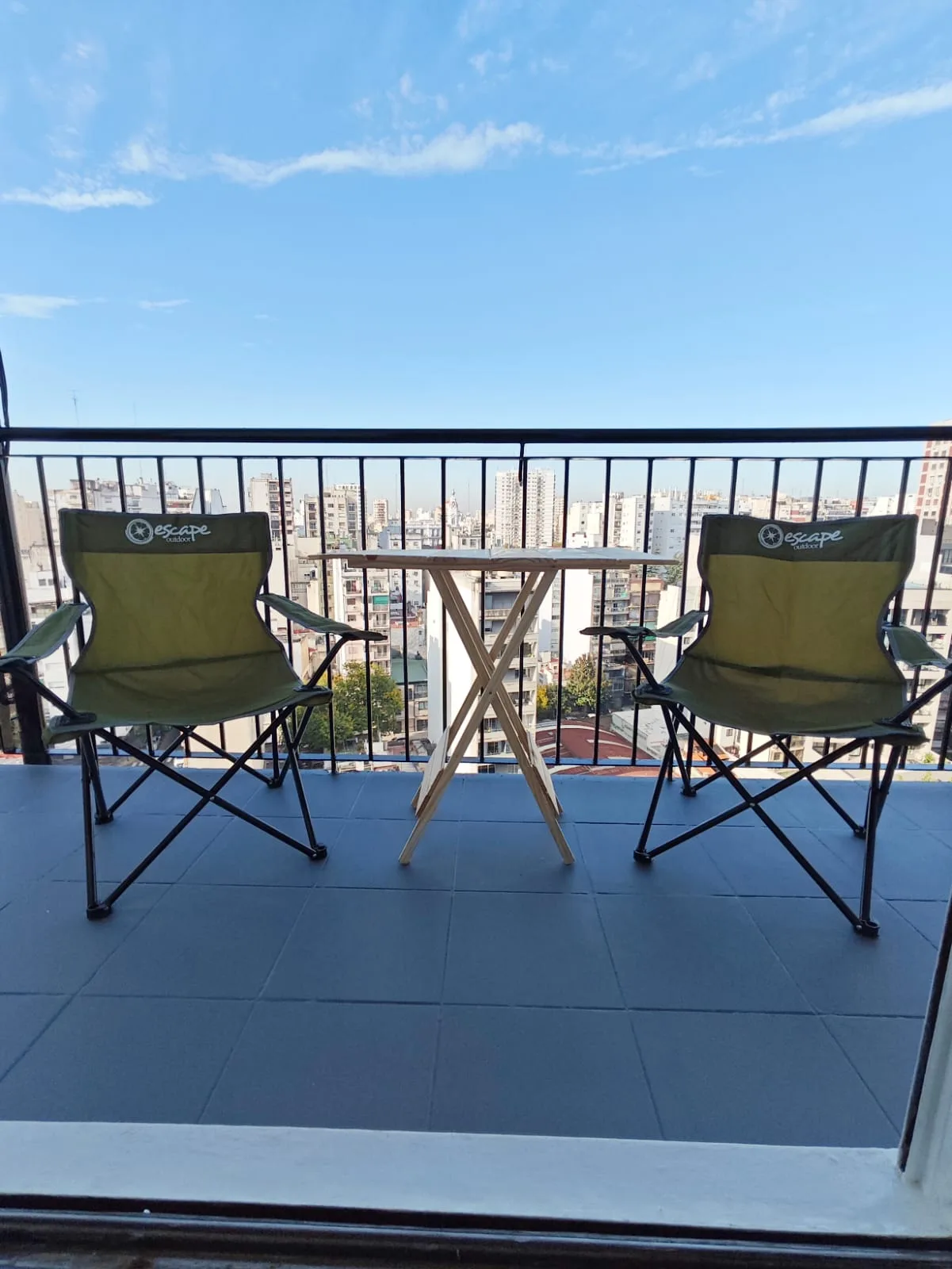 Apartment with balcony and view