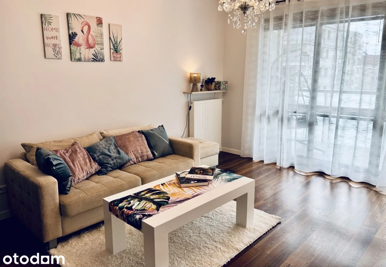 Słoneczny 2-pokojowy apartament | 4 min do metra Rondo Daszyńskiego