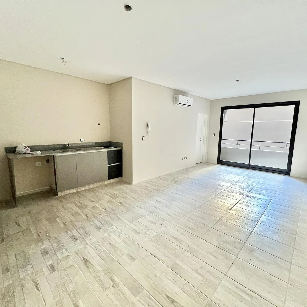 New studio with balcony