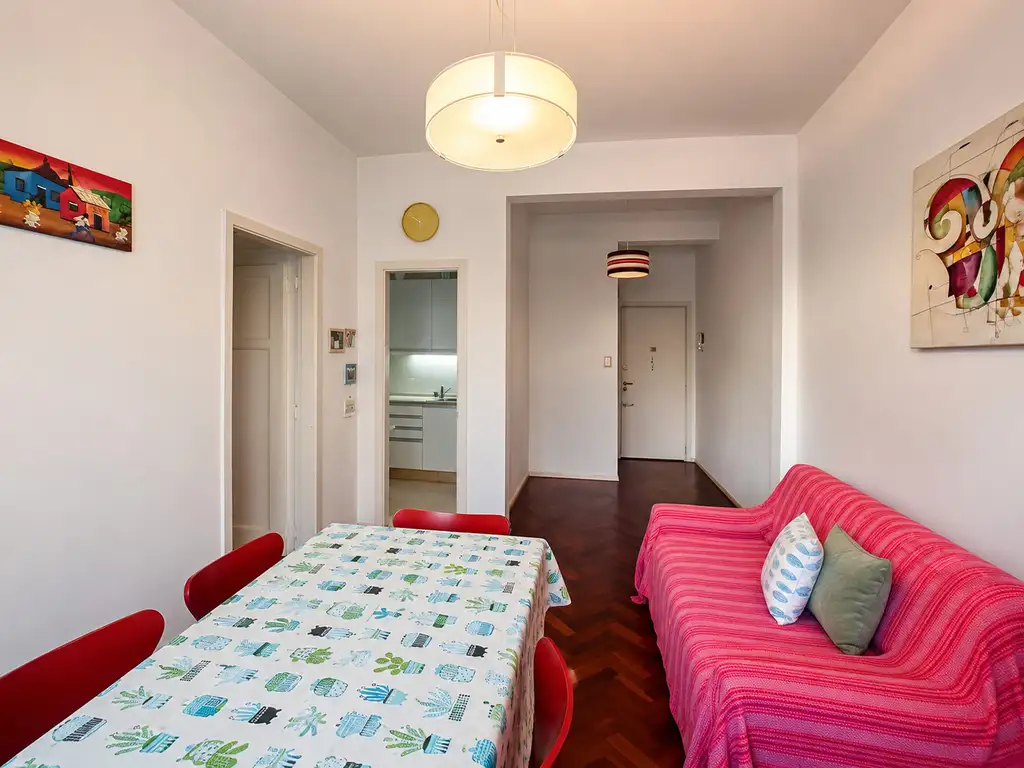 2 ambientes con terraza compartida